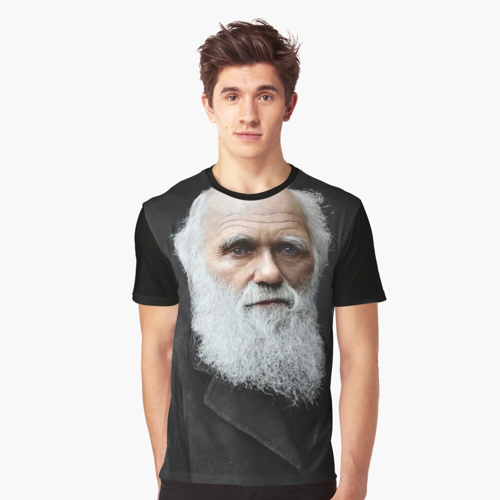 "Charles Darwin" Tshirt for Sale by marinamaral Redbubble facemask