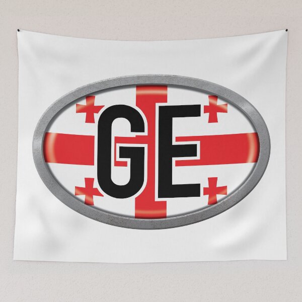 Item preview,  Georgia International Vehicle Code Metal Plate designed and sold by travelwitheric.