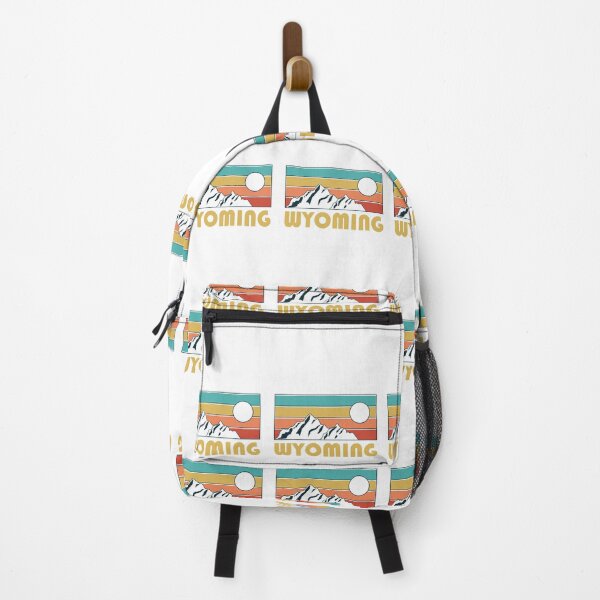 Item preview, Wyoming Retro Vintage - Wyoming Mountain Souvenir - Gift - Hometown - Hiking - Nature designed and sold by HappyTees Lab.