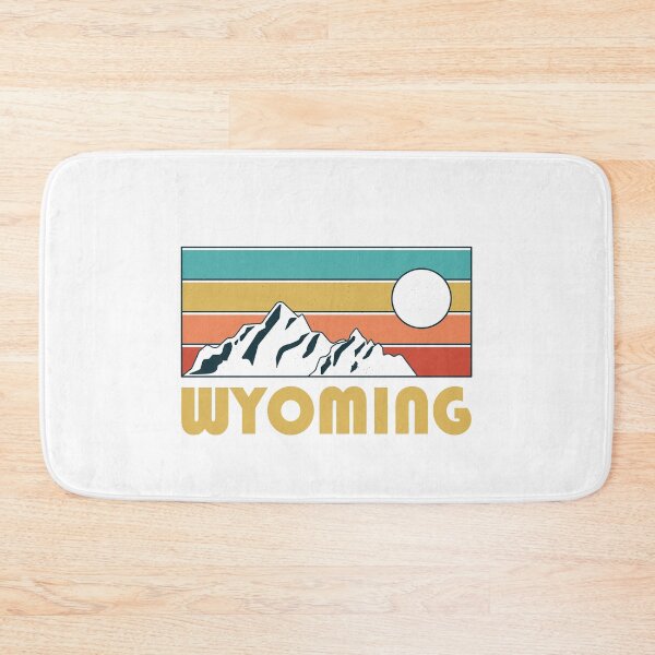 Item preview, Wyoming Retro Vintage - Wyoming Mountain Souvenir - Gift - Hometown - Hiking - Nature designed and sold by HappyTees Lab.
