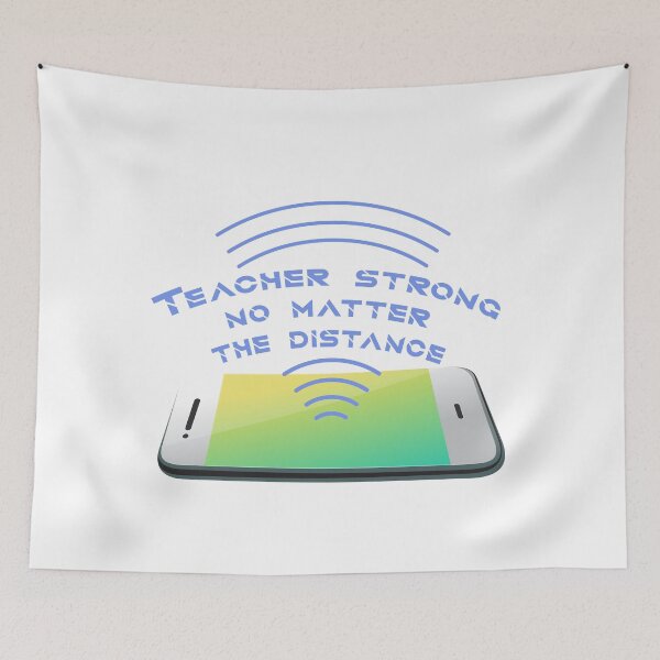 Item preview, Teacher strong no matter the distance designed and sold by gharbi.