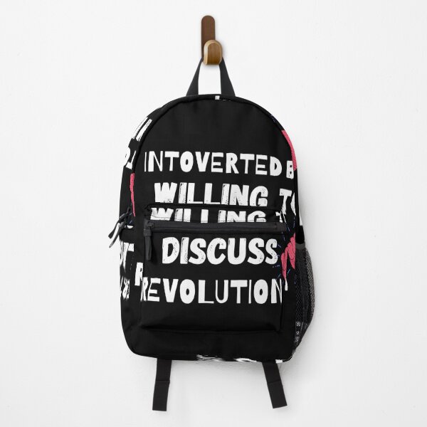 Item preview, Introverted But Willing To Discuss Revolution designed and sold by Quadghouls.