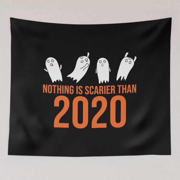 Item preview, nothing is scarier than 2020 halloween design designed and sold by kmario.