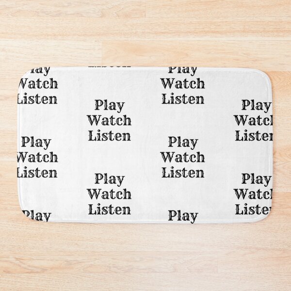 Item preview, Play Watch Listen designed and sold by WorldPrintTees.