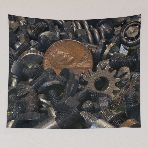 Item preview, Nuts, bolts and penny designed and sold by Joe Saladino.