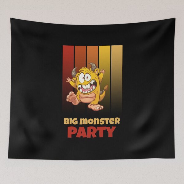 Item preview, Halloween cartoon monster costume, big monster party designed and sold by portrait4you.