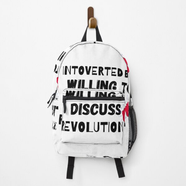 Item preview, Introverted But Willing To Discuss Revolution designed and sold by Quadghouls.
