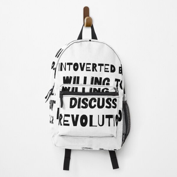 Item preview, Introverted But Willing To Discuss Revolution designed and sold by Quadghouls.