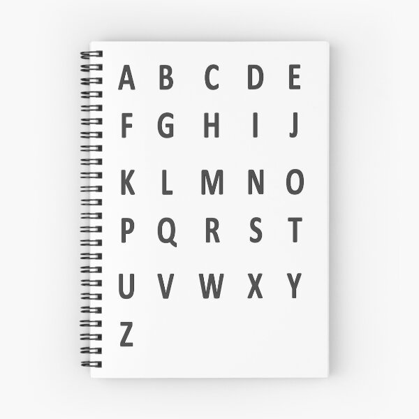 Item preview, complete alphabet - black designed and sold by ZiphGames.