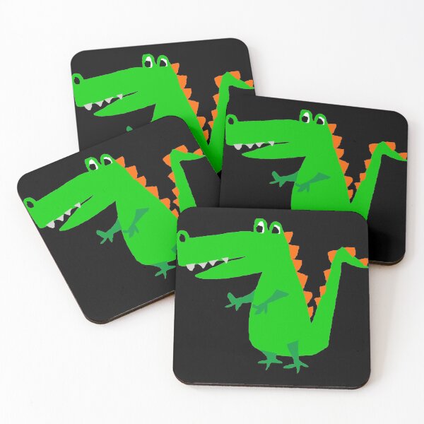 Artikelvorschau, Lustiger primitiver Alligator-Cartoon entworfen und verkauft von Nature's Fancy.