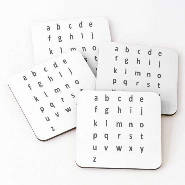 Item preview, complete alphabet - black designed and sold by ZiphGames.