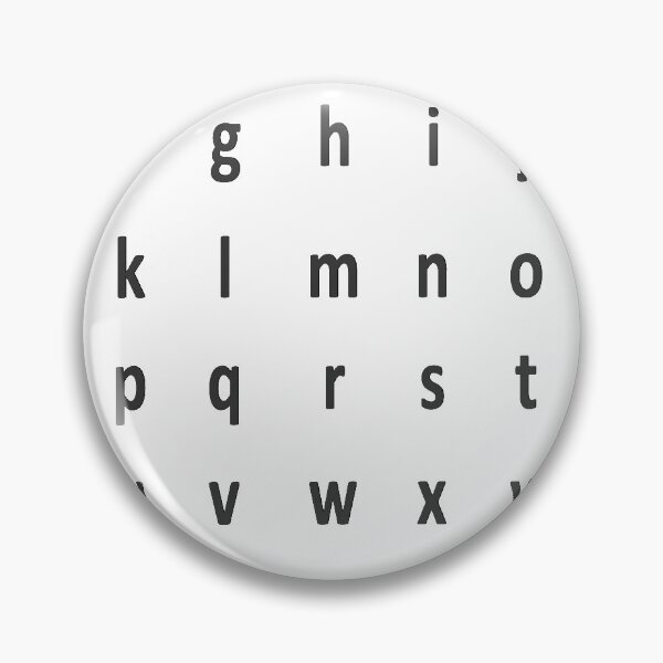 Item preview, complete alphabet - black designed and sold by ZiphGames.