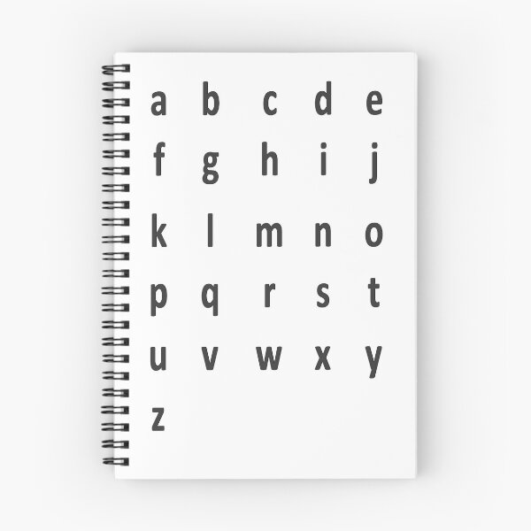 Item preview, complete alphabet - black designed and sold by ZiphGames.
