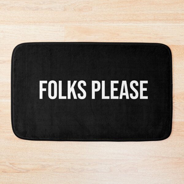 Item preview, Folks Please - Irish Bar Saying designed and sold by Jason Hassett.