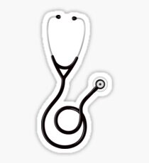 Stethoscope sticker Sticker