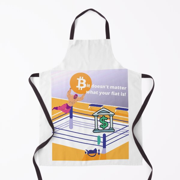 Item preview, Bitcoin Wrestler, Bitcoin over Fiat, It doesn't matter what your fiat is! designed and sold by WinningUniverse.