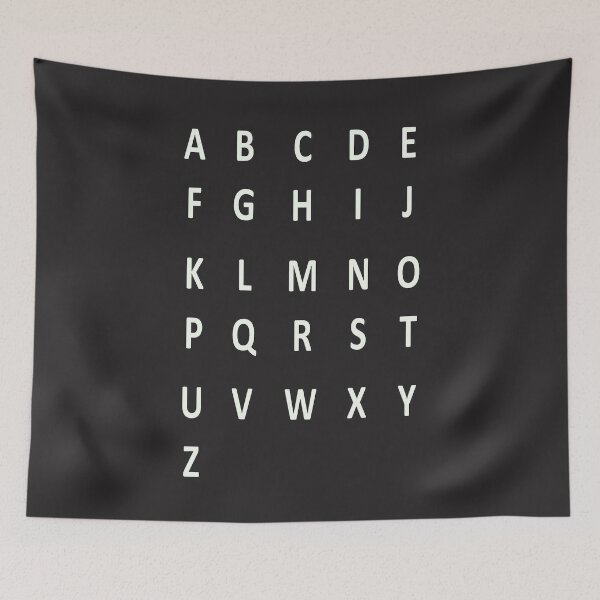 Item preview, complete alphabet - white designed and sold by ZiphGames.