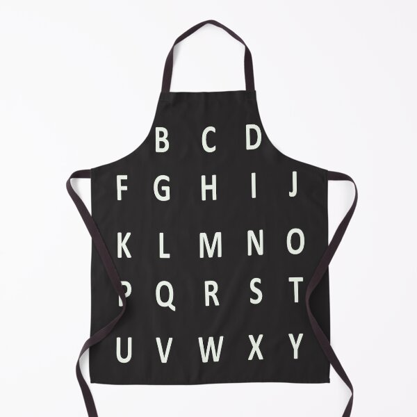 Artikelvorschau, komplettes Alphabet - weiß entworfen und verkauft von ZiphGames.