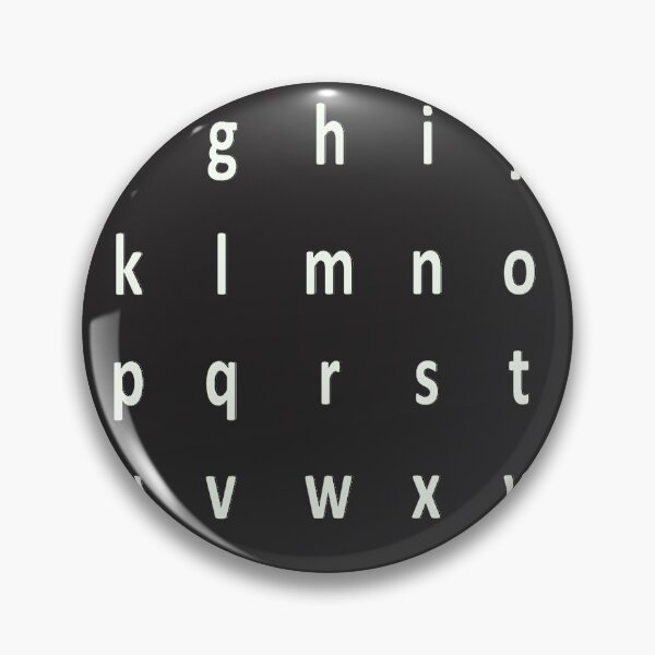 Item preview, complete alphabet - white designed and sold by ZiphGames.