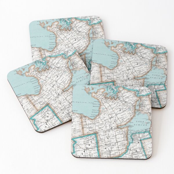 Item preview, Map of Simcoe County, Ontario, Canada designed and sold by Gin  Neko.