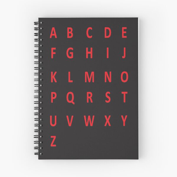 Item preview, complete alphabet - red designed and sold by ZiphGames.