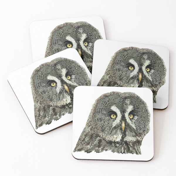 Item preview, Gray owl designed and sold by obscurite.