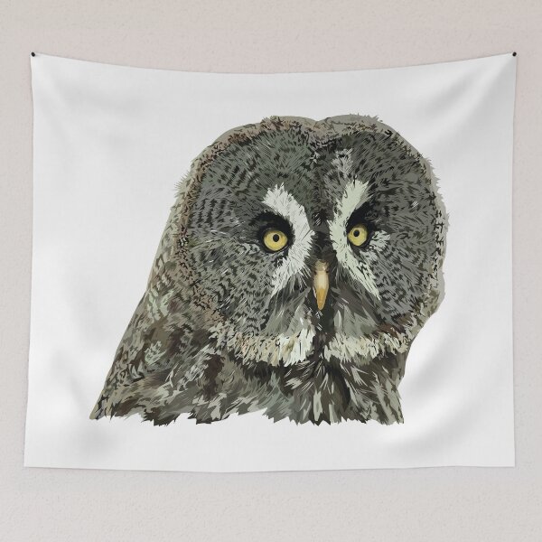 Item preview, Gray owl designed and sold by obscurite.