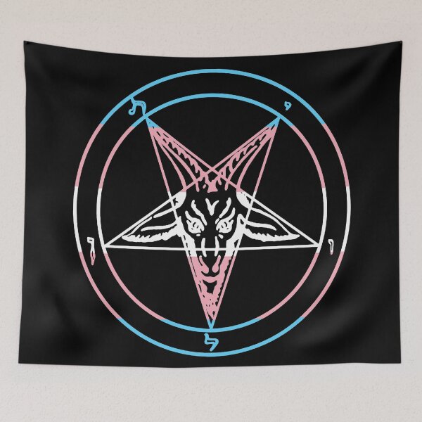 Item preview, Trans Pride Baphomet designed and sold by coa6ulasol7e.