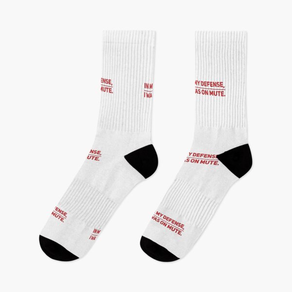 Item preview,  In My Defense, I was on mute. Red Text designed and sold by MerciMe.