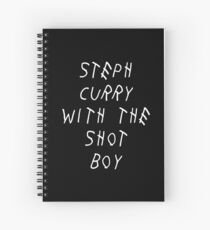 Curry Drake Shot (White) Spiral Notebook