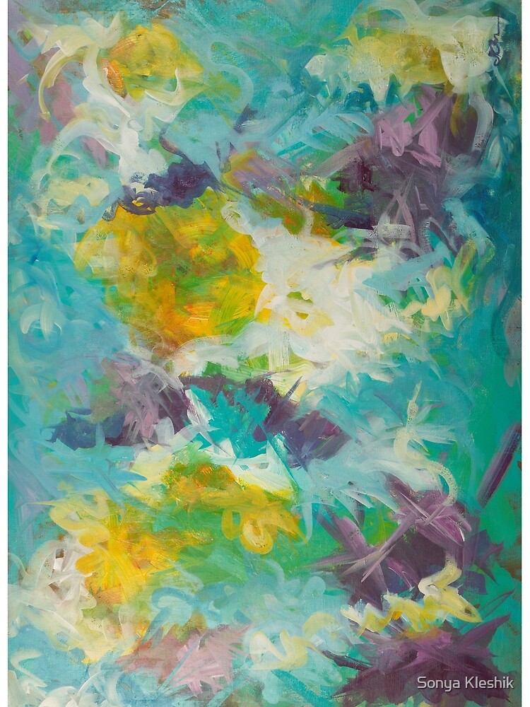 Pastel Abstract Irises by sonyak5