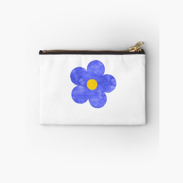 Item preview, Blue Flower Hippie Watercolor Weed designed and sold by thefrshmachine.