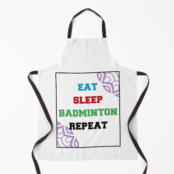 Item preview, Copy of Eat Sleep Badminton Repeat (Mandala Piece Design) designed and sold by WilliamsGFX.