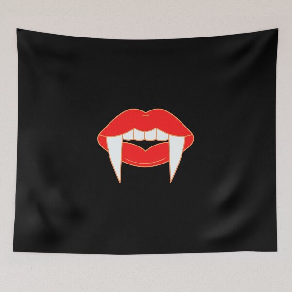 Item preview, Halloween 2022 - Vampire Fangs and Red Lips  designed and sold by olegarh.