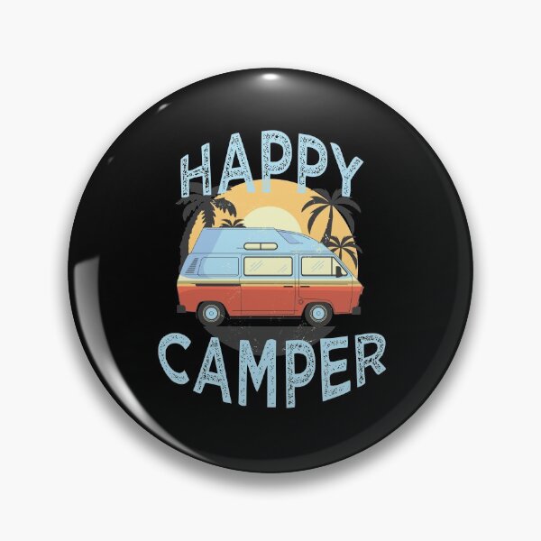 Item preview, happy camper designed and sold by CreationFirm.