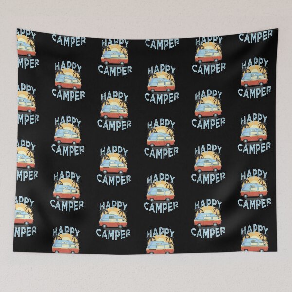 Item preview, happy camper designed and sold by CreationFirm.