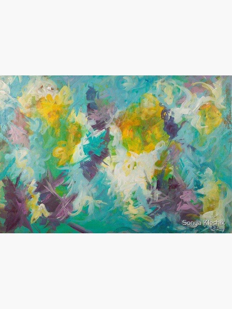 Pastel Abstract Irises by sonyak5