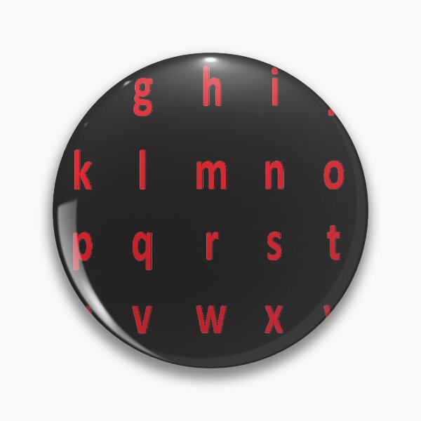Item preview, complete alphabet - red designed and sold by ZiphGames.