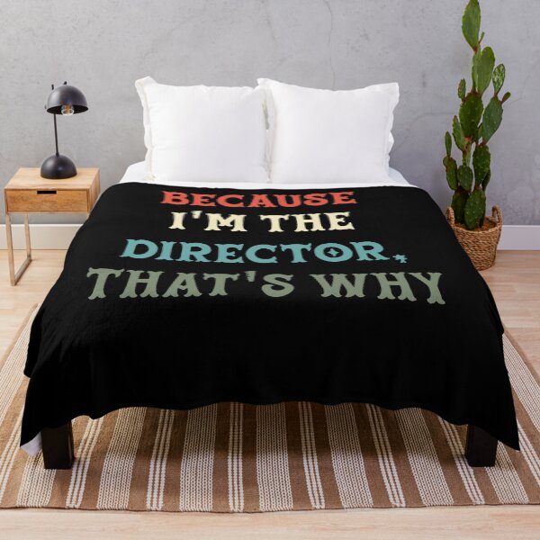 Item preview, because i'm the director, that's why designed and sold by aymen assassi.