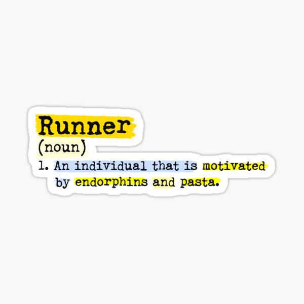 Artikel-Vorschau von Runner Definition Sportwitz, designt und verkauft von thefrshmachine.