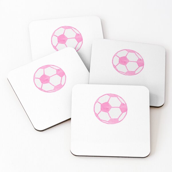 Item preview, Soccer Ball Pink Female Watercolor Female Football designed and sold by thefrshmachine.