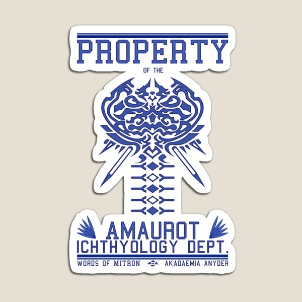 Item preview, Copy of Property of the Ichthyology in Blue designed and sold by Horsechiffon.