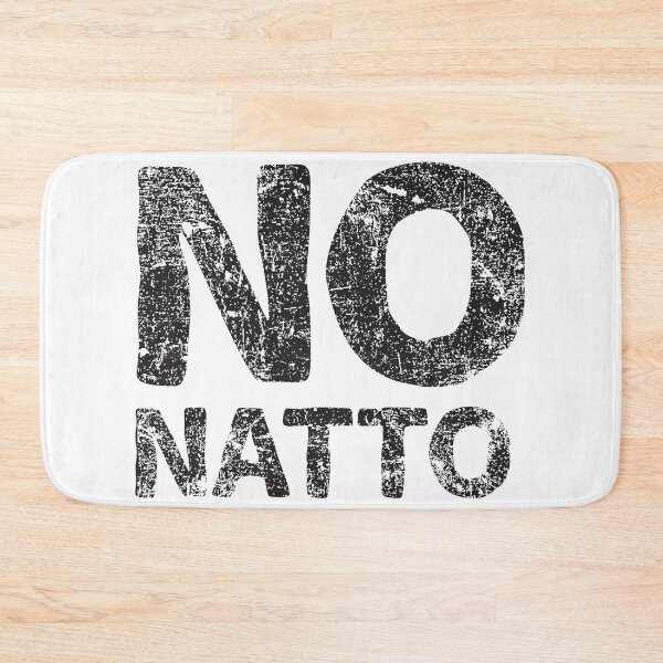 Item preview, No Natto - Japanese English - Black designed and sold by PsychicCatStore.