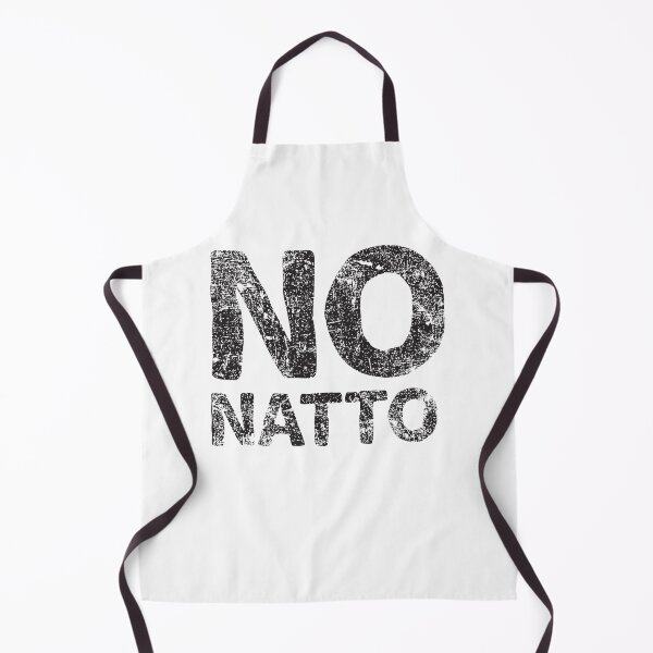 Item preview, No Natto - Japanese English - Black designed and sold by PsychicCatStore.