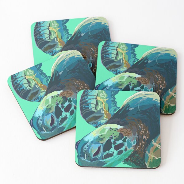 Item preview, sea turtle with background designed and sold by missykelly3.
