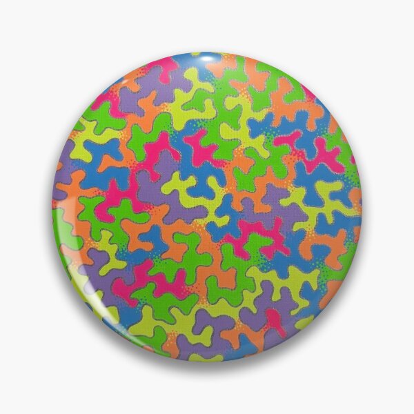 Item preview, Colorful neon abstract pattern designed and sold by jengeecreations.