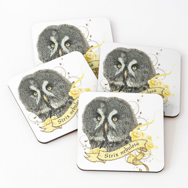 Item preview, Gray owl designed and sold by obscurite.