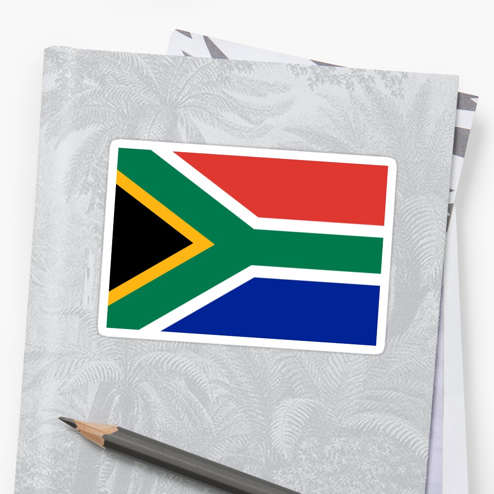 Flag Of South Africa Sticker By Adaezeanaebonam Redbubble 4956