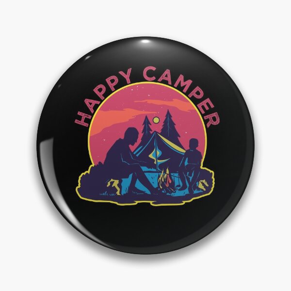Item preview, father and son happy camper designed and sold by CreationFirm.