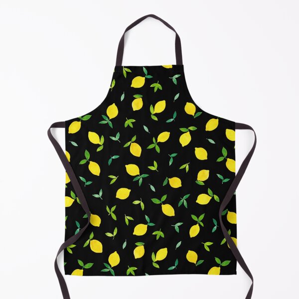 Item preview, Lemon Citrus on Black Spring Summer Happy Pop designed and sold by franzandsabina.